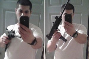 21 year old justin bahler posted selfies with a gun on facebook he then allegedly robbed a bank in michigan investigators who had seen the security camera footage recognized h