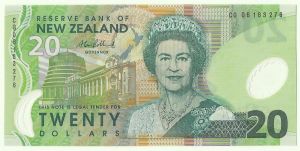 New Zealand 20 Dollars