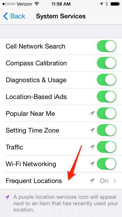 Step 4 Your iPhone is Tracking You