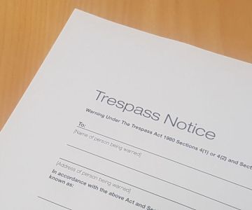 trespass notice serve nz private investigator